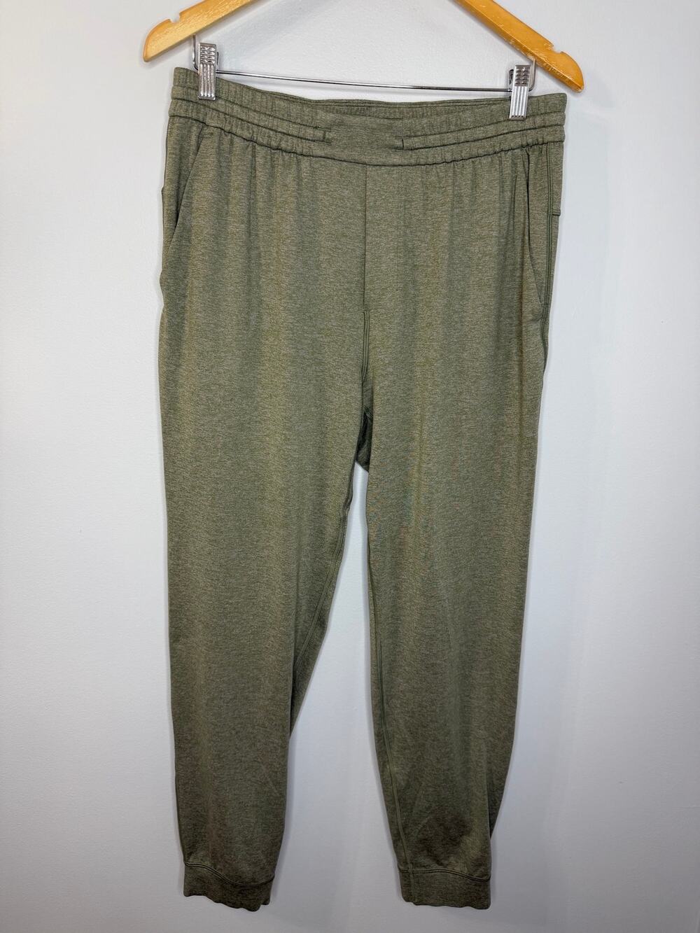 Lululemon Soft Jersey Jogger Pant Casual Heather Green Men's L
